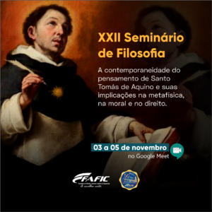 Read more about the article Programação do XXII – Seminário de Filosofia